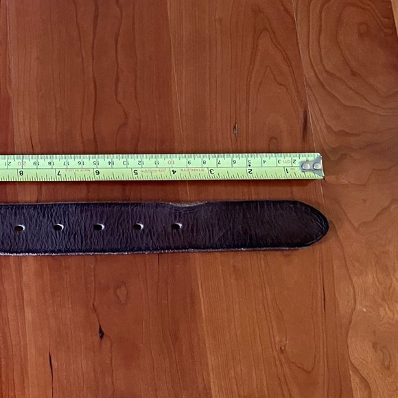 Full-Grain Leather Belt, Brown (NWOT) - Picture 8 of 8